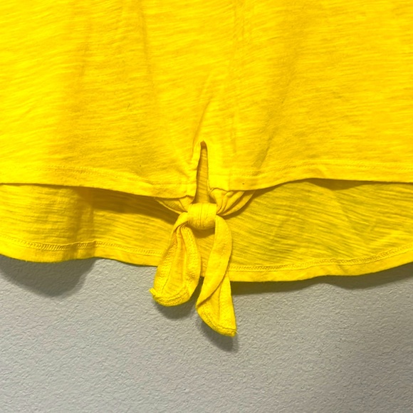 Arizona Jean Company Yellow Sleeveless Crop‎ Tank Top - Picture 4 of 5